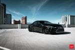 Lexus LC500 Obsidian on Vossen Wheels (HF-2) 2019 года
